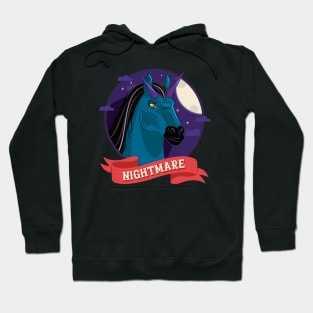 Nightmare Halloween Horse Hoodie